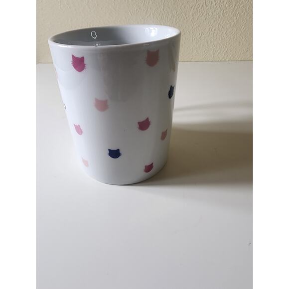 PET SHOP Fringe Studio White Multi Color Cats "Crazy Cat Lady" 12oz. Coffee Mug - Picture 4 of 8